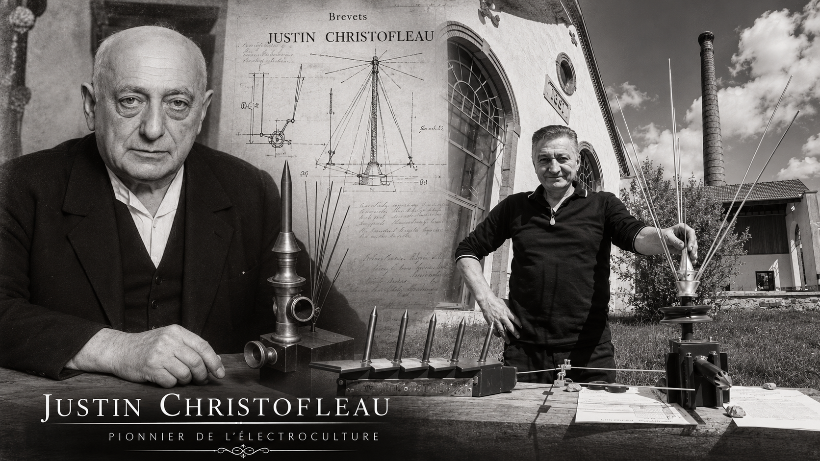 Reproduction du Brevet d'Antenne d'Électroculture de Justin Étienne Christofleau (1933) par BSA Concept