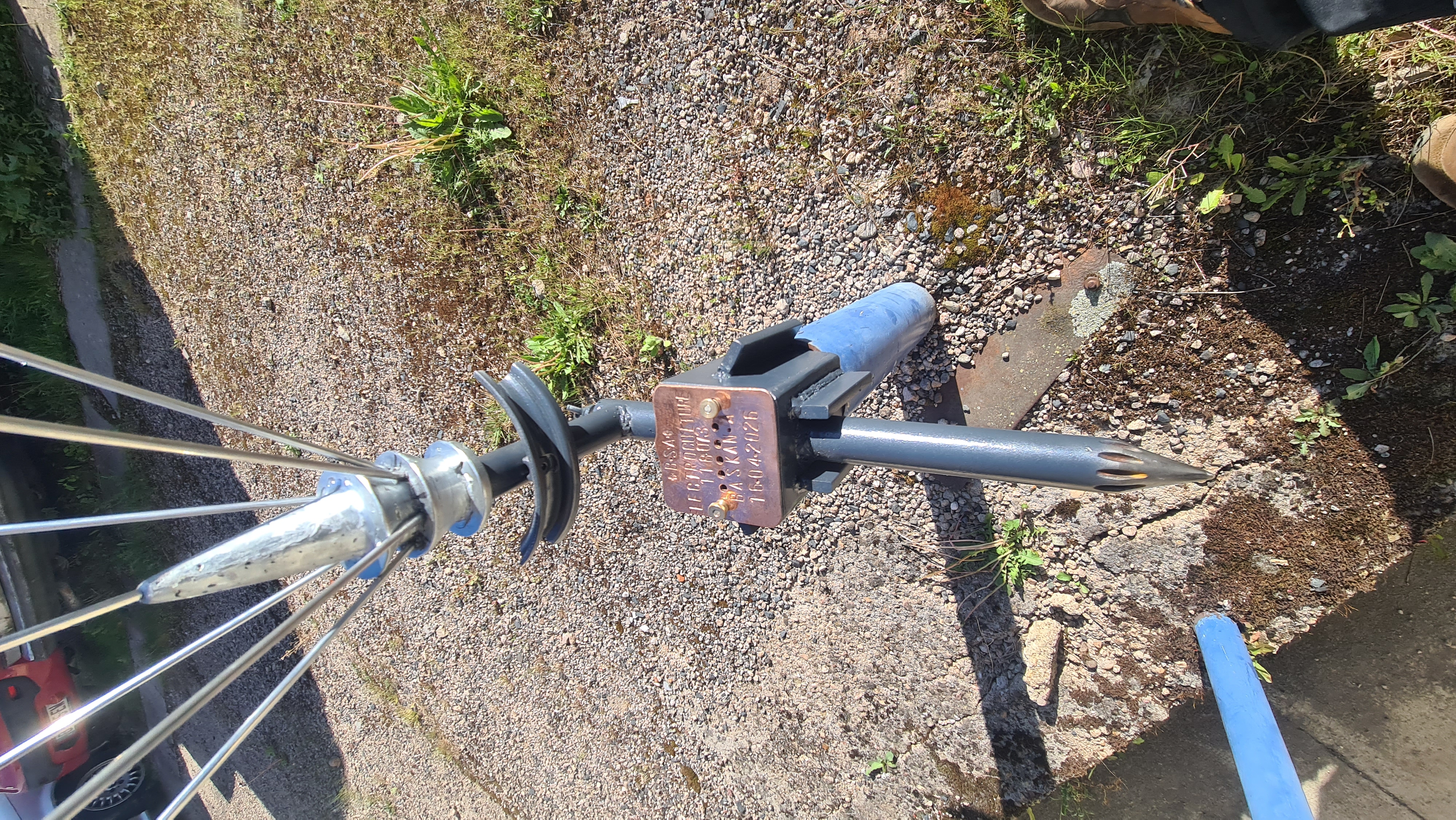 Reproduction de l'antenne d'électroculture du brevet de Justin Étienne Christofleau par BSA Concept